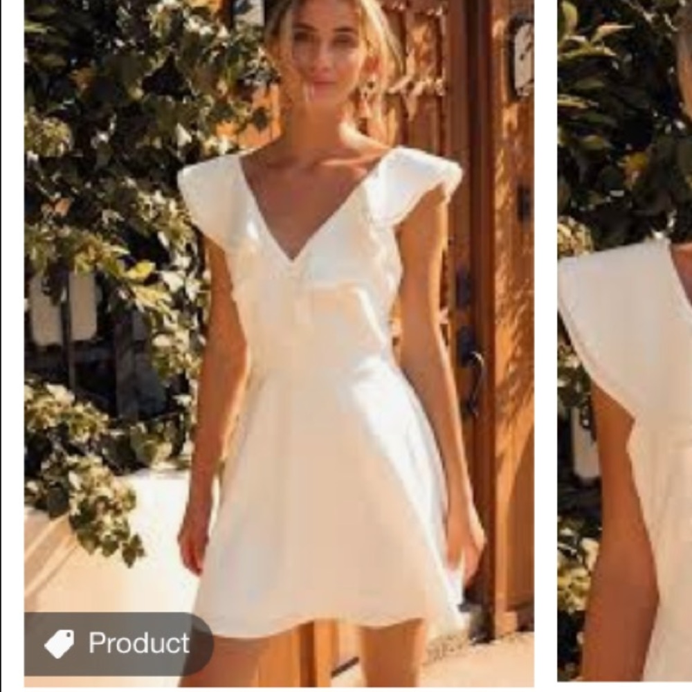NWT lulus divine darling white dress